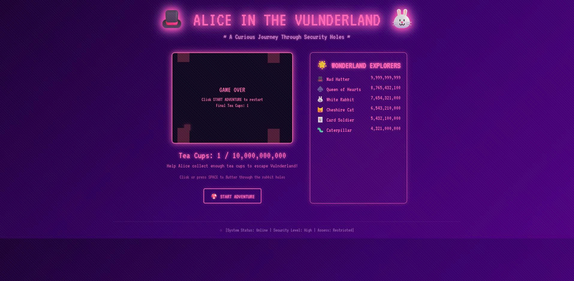 Play test - screenshot